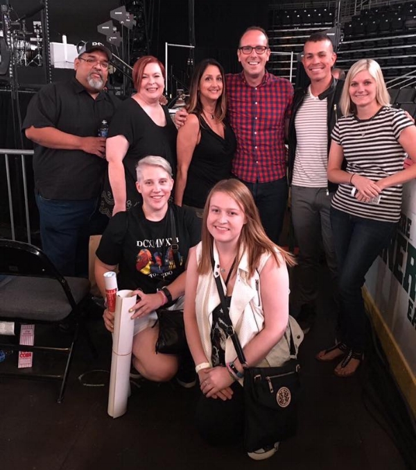 Michaela with other DCX Superfans in Toledo