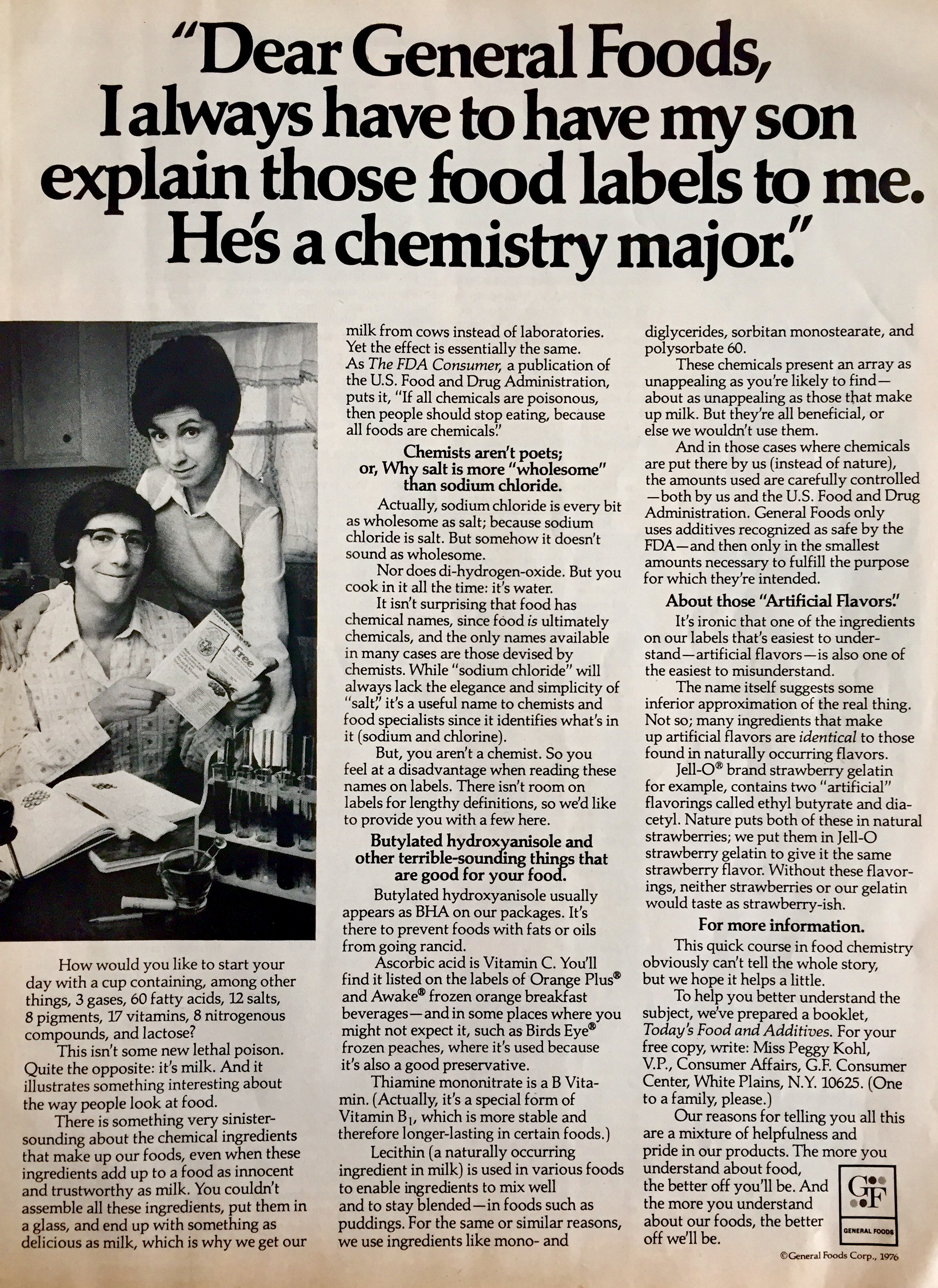 This ad is proof that our attention spans have shortened. I dare you to try and read it!