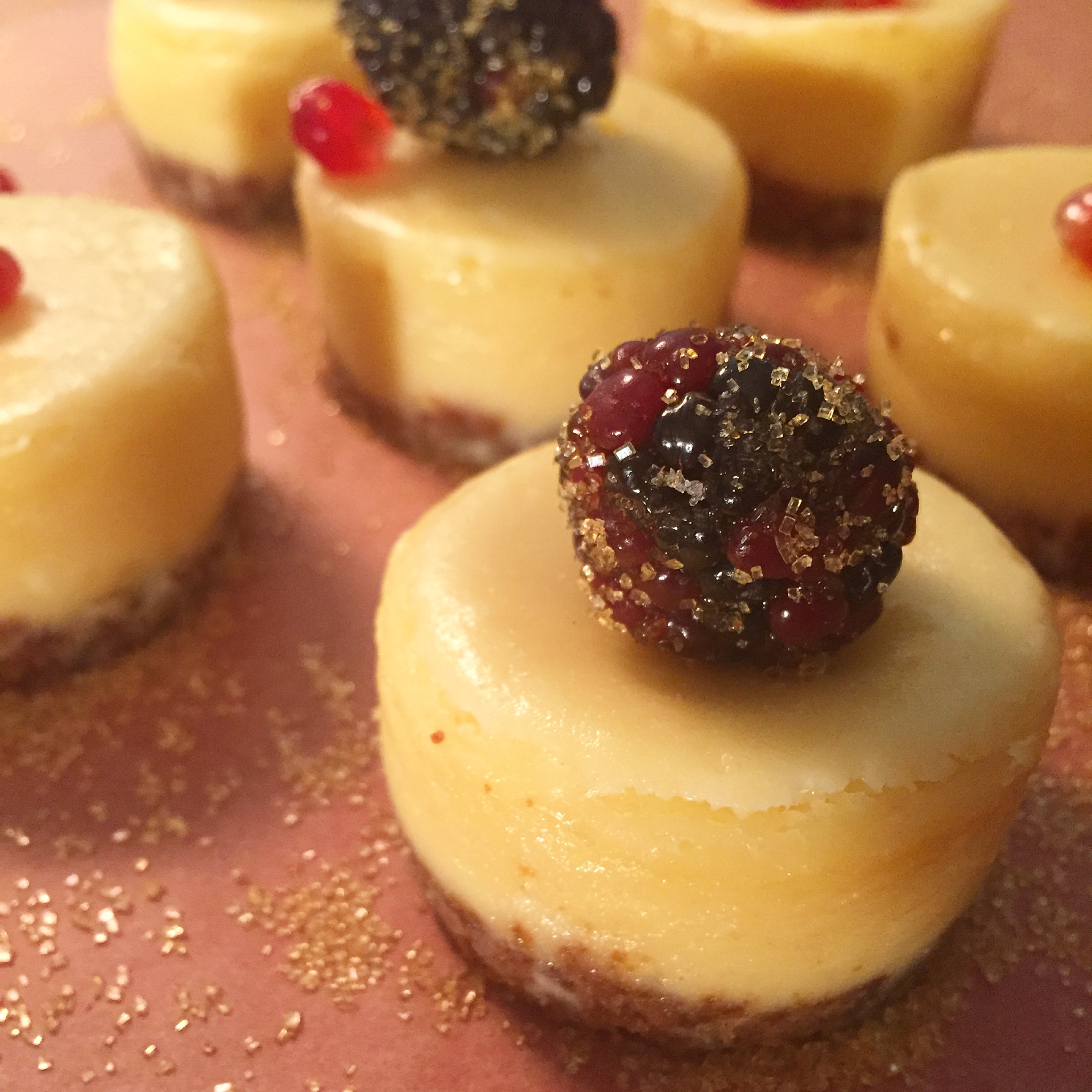 DAY 9: MINI MASCARPONE CHEESECAKE
