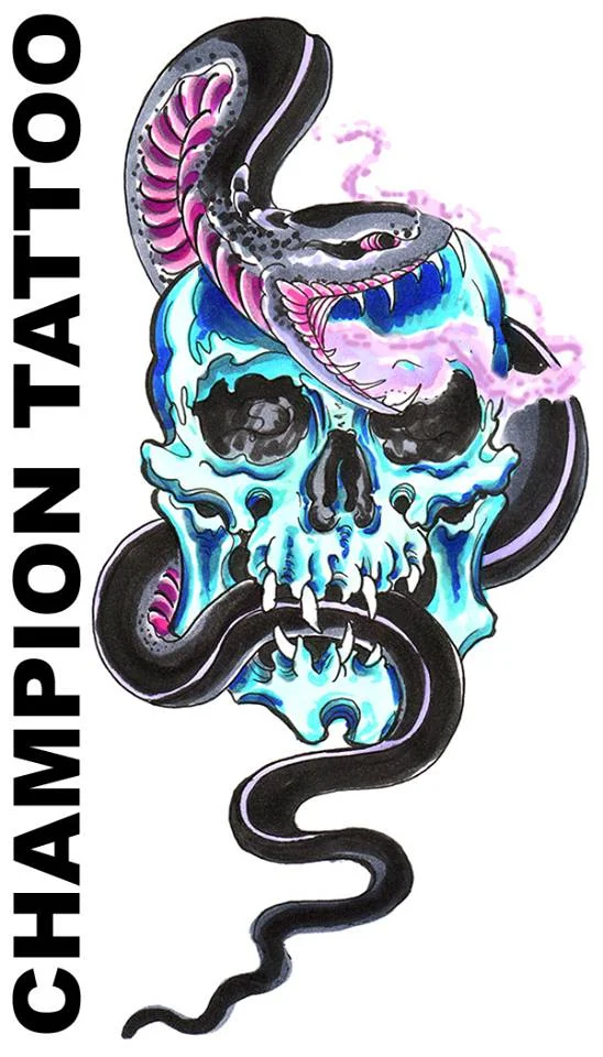 Champion Tattoo  “Working together is success" Sponsors Kamikaze Punishment Foundation 