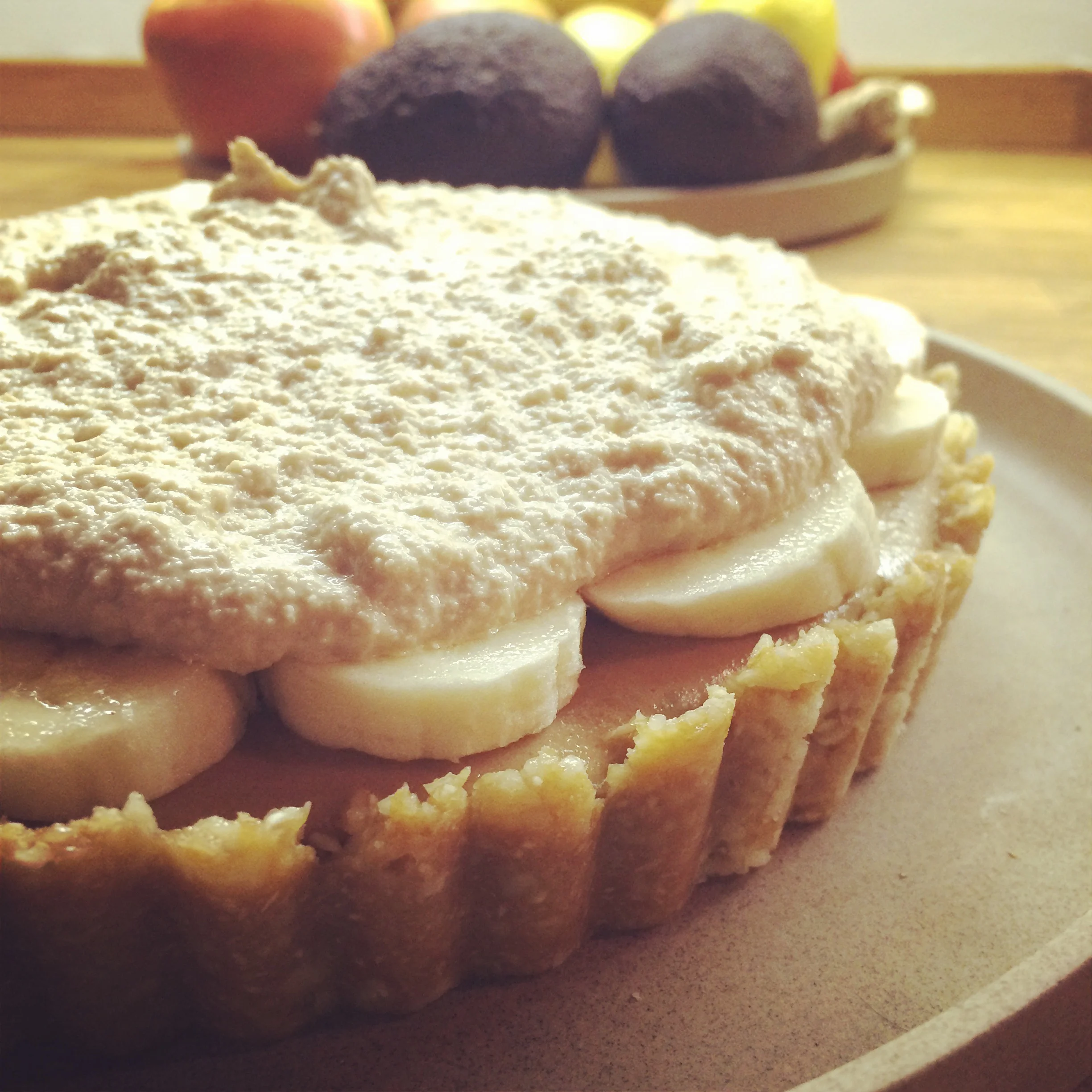 Raw Vegan Banana Cream Pie