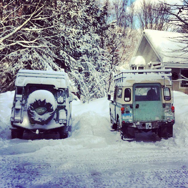 Land Rovers