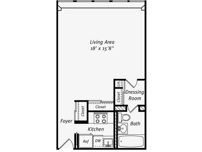 This is the mirror image of the apartment I saw.