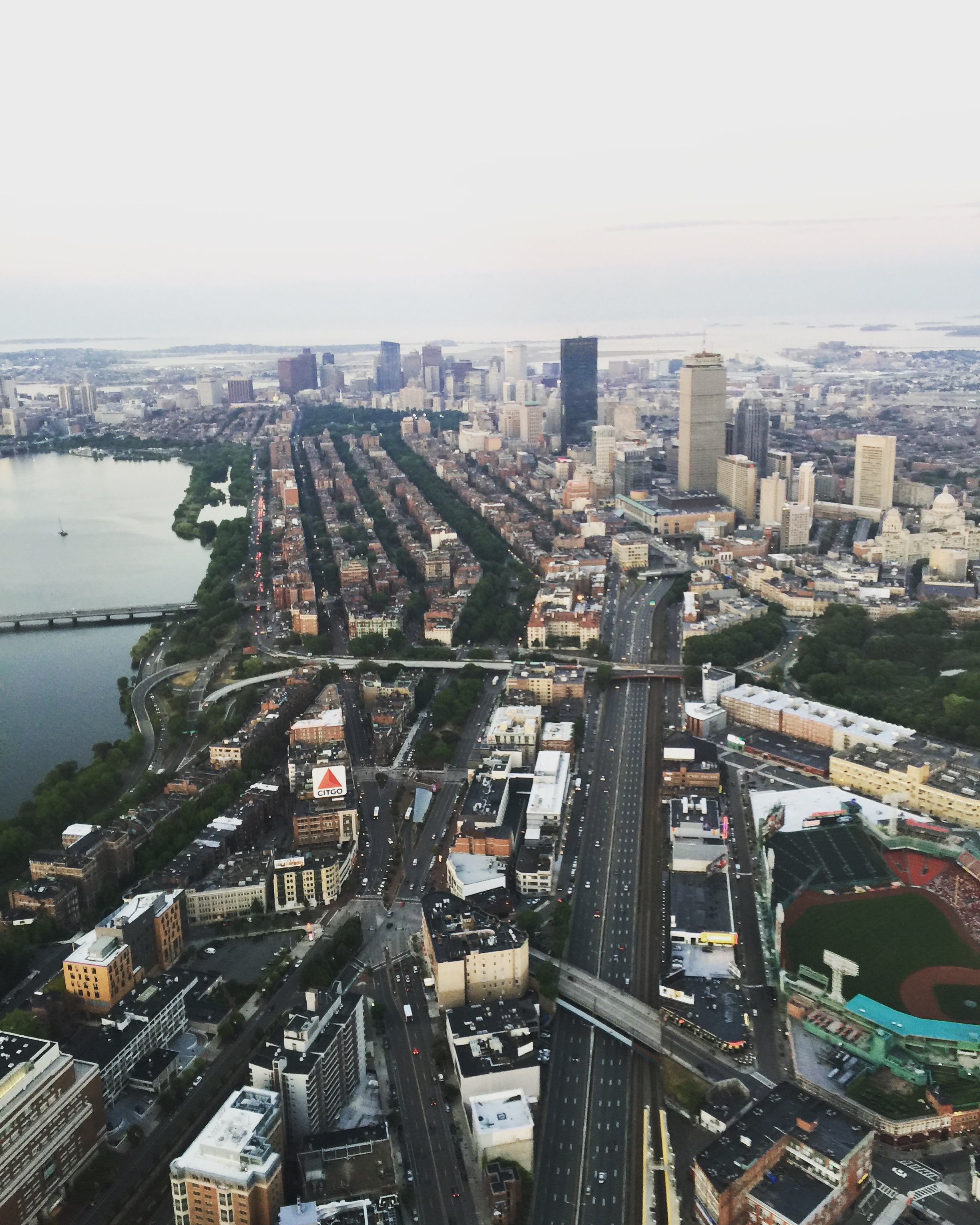 Aerial View of Boston