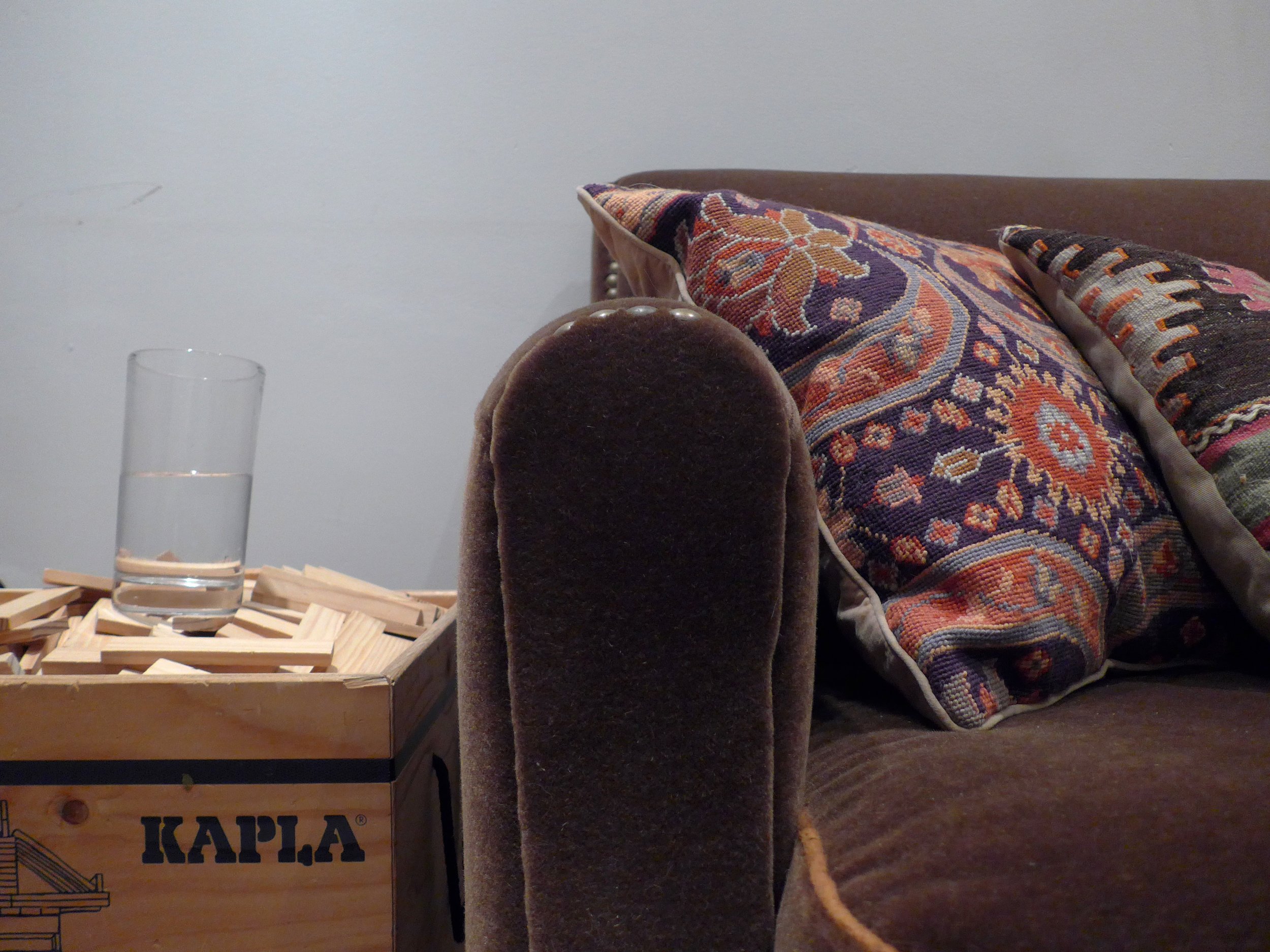 The blocks have become more of a side table as of late.
