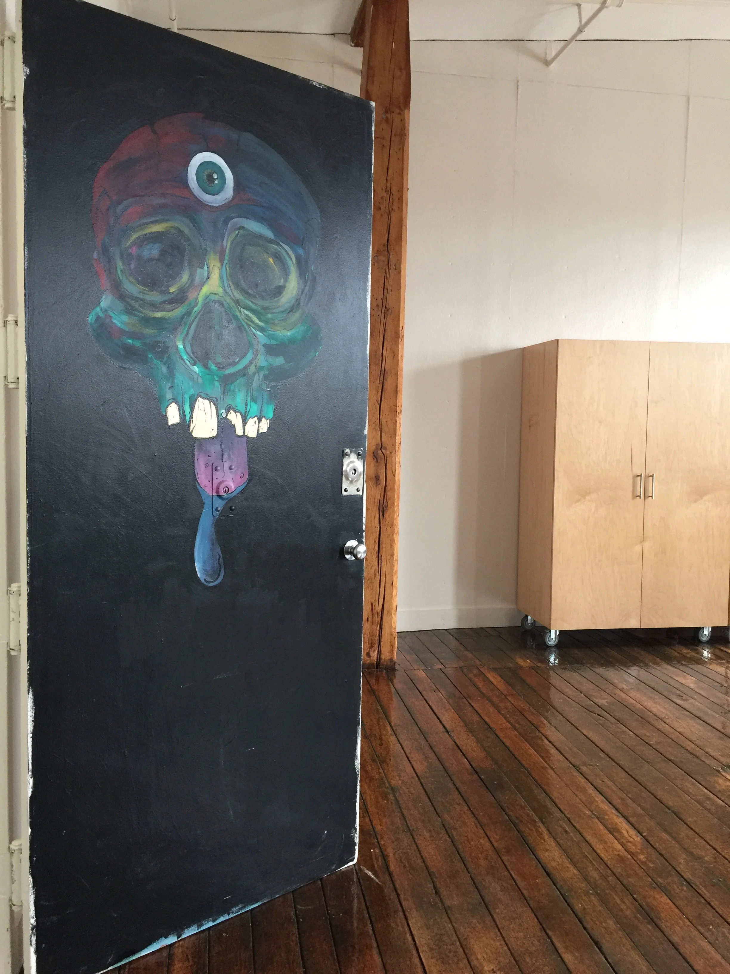 At Piano Craft Guild, you can paint your own door!