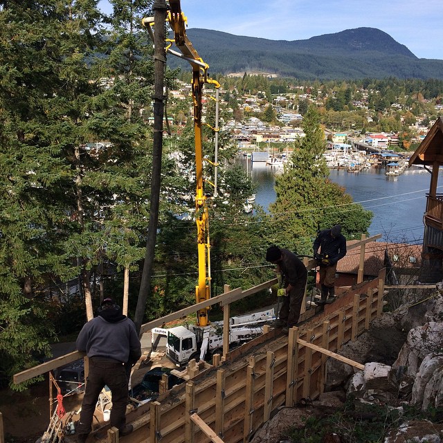 Space Builders , Click Homes jobsite  Lower Gibsons