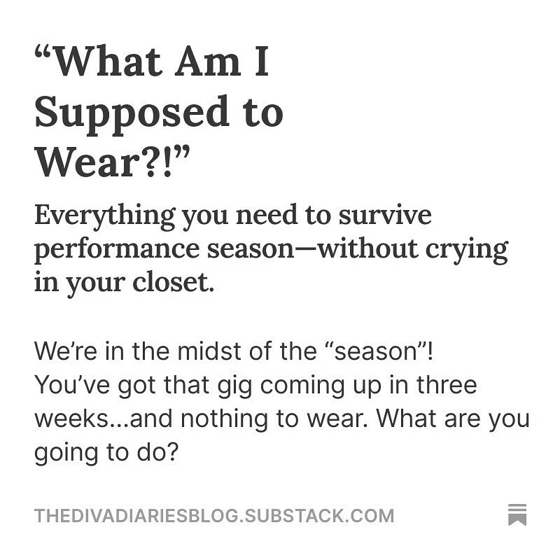 Staring into your closet with a gig in three weeks and NOTHING to wear? 😩 You&rsquo;re not alone! This week&rsquo;s blog post dives into the sometimes-stressful world of finding the perfect concert attire. We&rsquo;re sharing essential categories fo