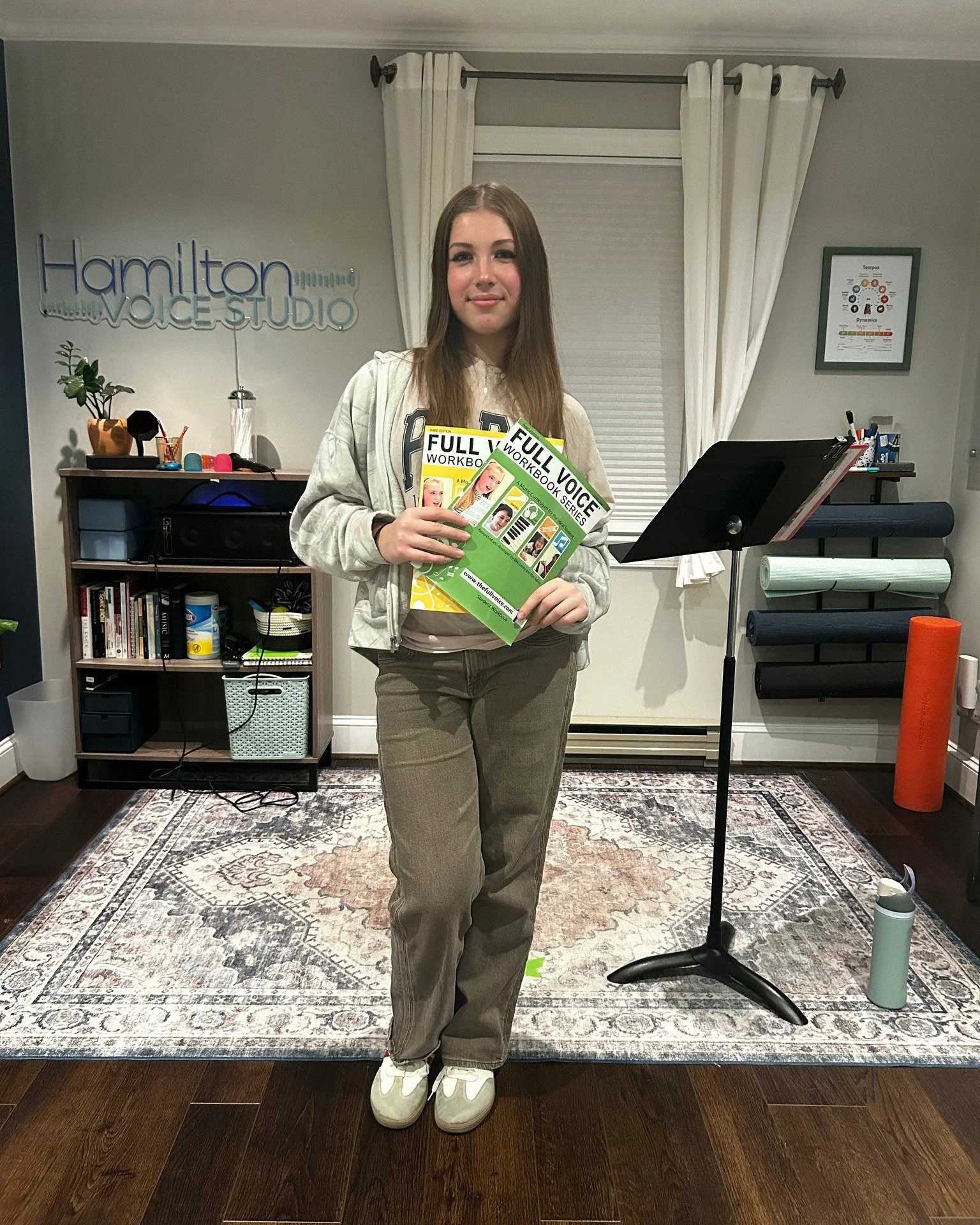 These singers are absolutely CRUSHING their workbooks this fall! We have another one moving on to level 2!

I'm so proud of Zoey and all of her hard work. Despite being involved in a million other things and coming to her lessons exhausted at 8pm (an