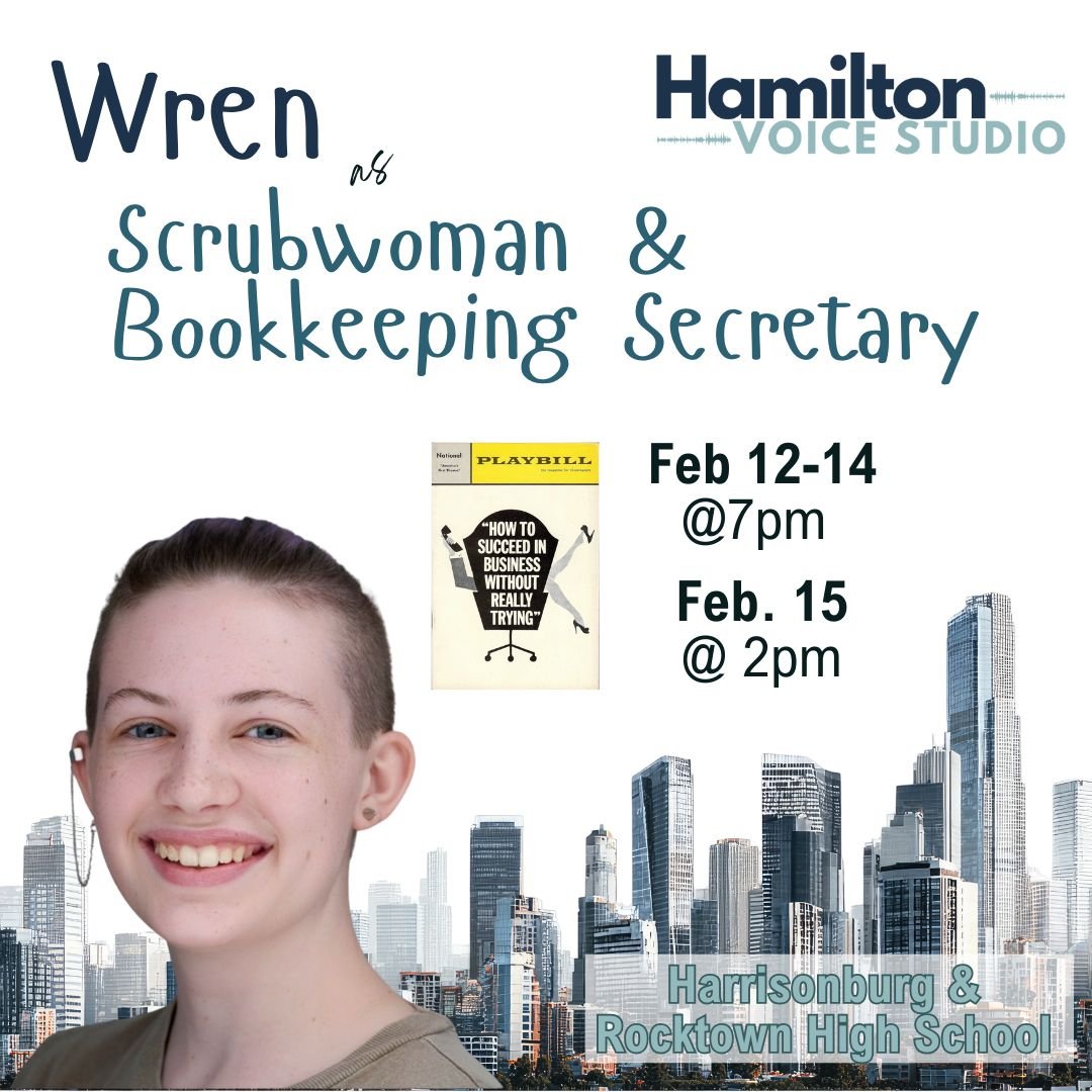 Show Announcement: How to Succeed in Business Without Really Trying

It's musical season, which means so many cast announcements for the 8 (yes, eight!) productions that HVS singers are a part of in the next  2 months.

I'm so excited to see Wren in 