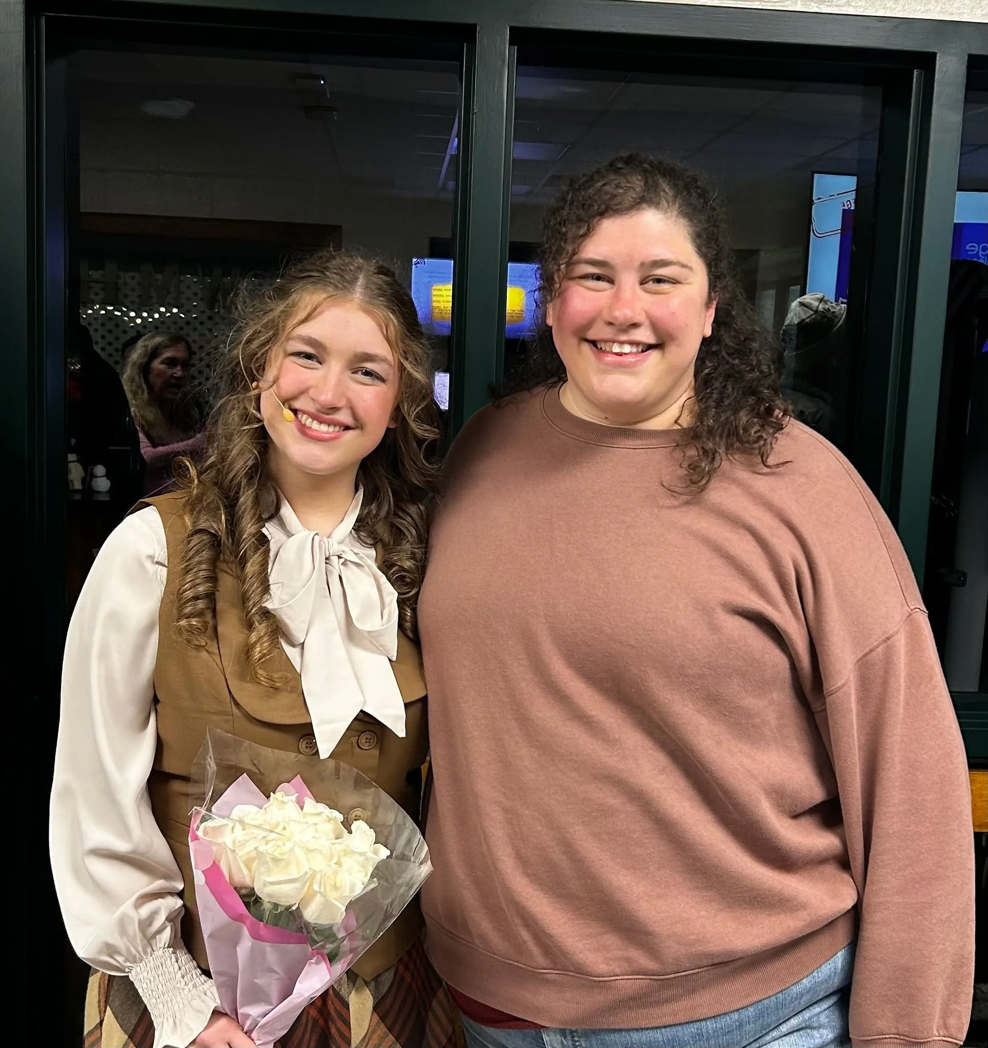 Words can't describe how proud I am of this girl! Miley took on a whole new style of singing this year in the role of Katherine Plumber, and her voice grew so much! I can't believe this is the last show I get to see her in (I hate spring season with 