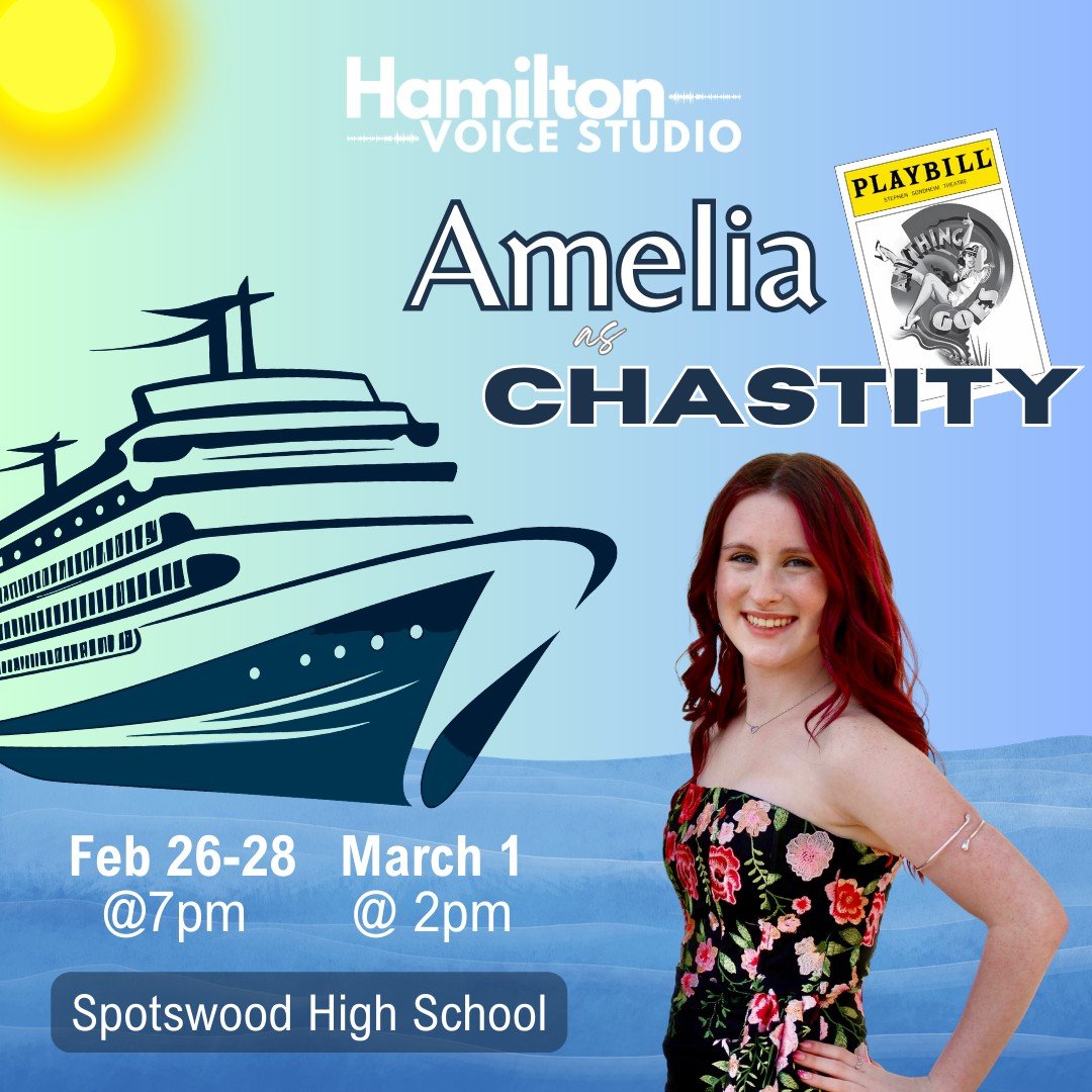 I'm excited to see and hear Amelia take the stage as one of Reno's angels along with Claire! I just love hearing this girl sing and am so crazy proud of her.