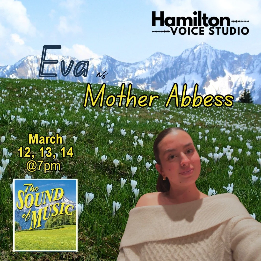 It's a big musical weekend! I'm excited to support Eva as Mother Abbess in her high school production of The Sound of Music. This girl has a stunning and powerful voice, and I love that she gets a shining moment in this show. I can't wait to see it!