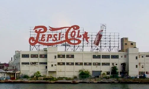 The now demolished Hunters Point Pepsi Bottling and Distribution Plant