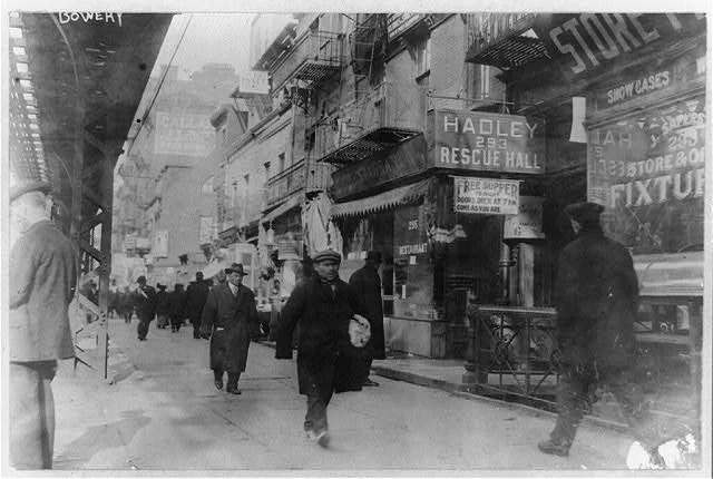 McGurk's Salon in the background