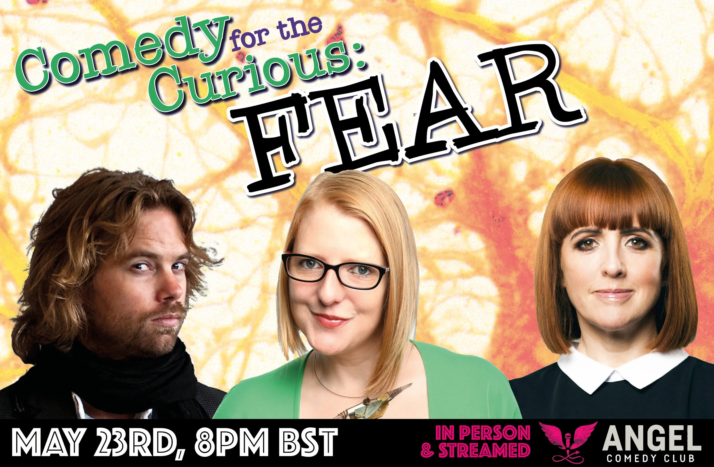 Comedy for the Curious (in person): Fear 