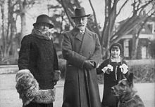 A rare photo of Wilhelm with his second wife, Hermine Reuss of Greiz