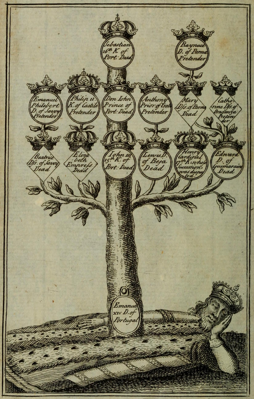 A whole load of pretenders, and very few legitimate heirs - no wonder Portugal sighed under the weight of its dynasty's troubles.