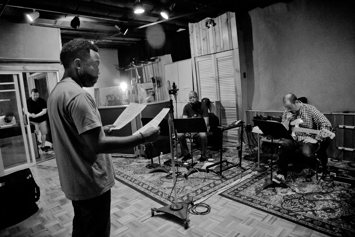 Kinfolk recording session