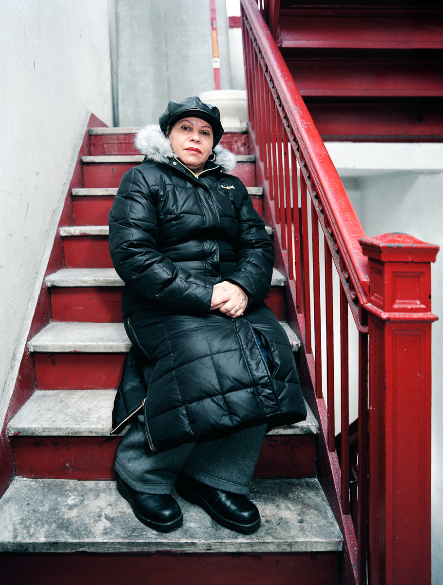 Mami on Stairs, 2006 Washington Heights, NYC, U.S.