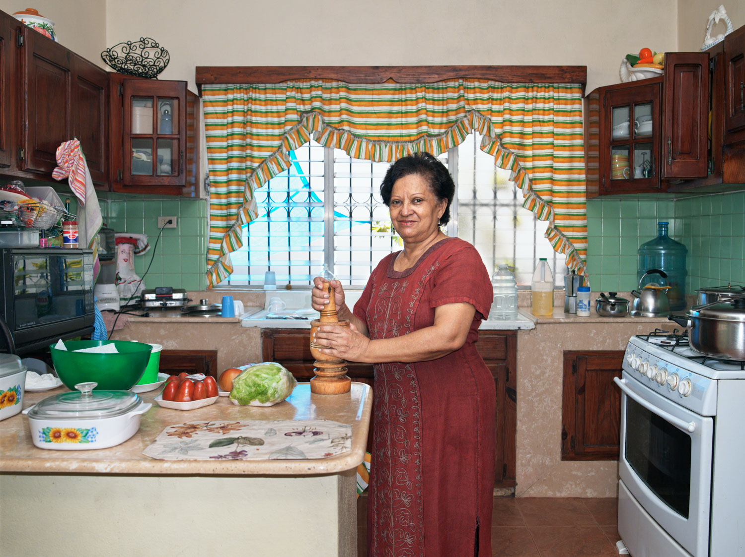 Tía Chea in the Kitchen, 2008. Gazcue, Santo Domingo, R.D.