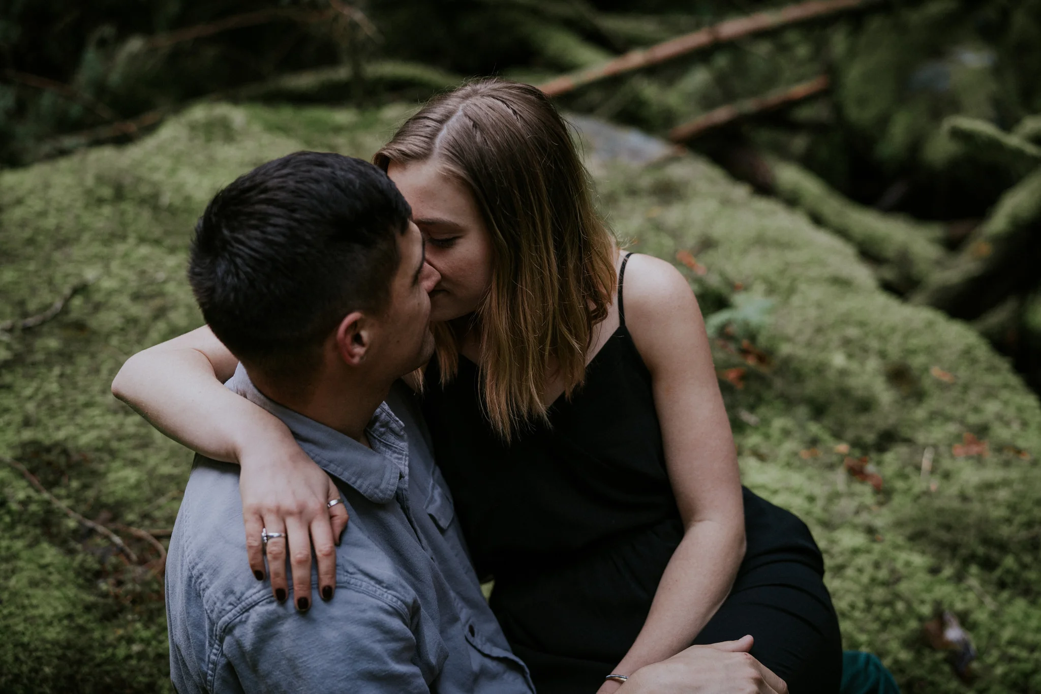 Emily + Nick: Wooded Mountain Session