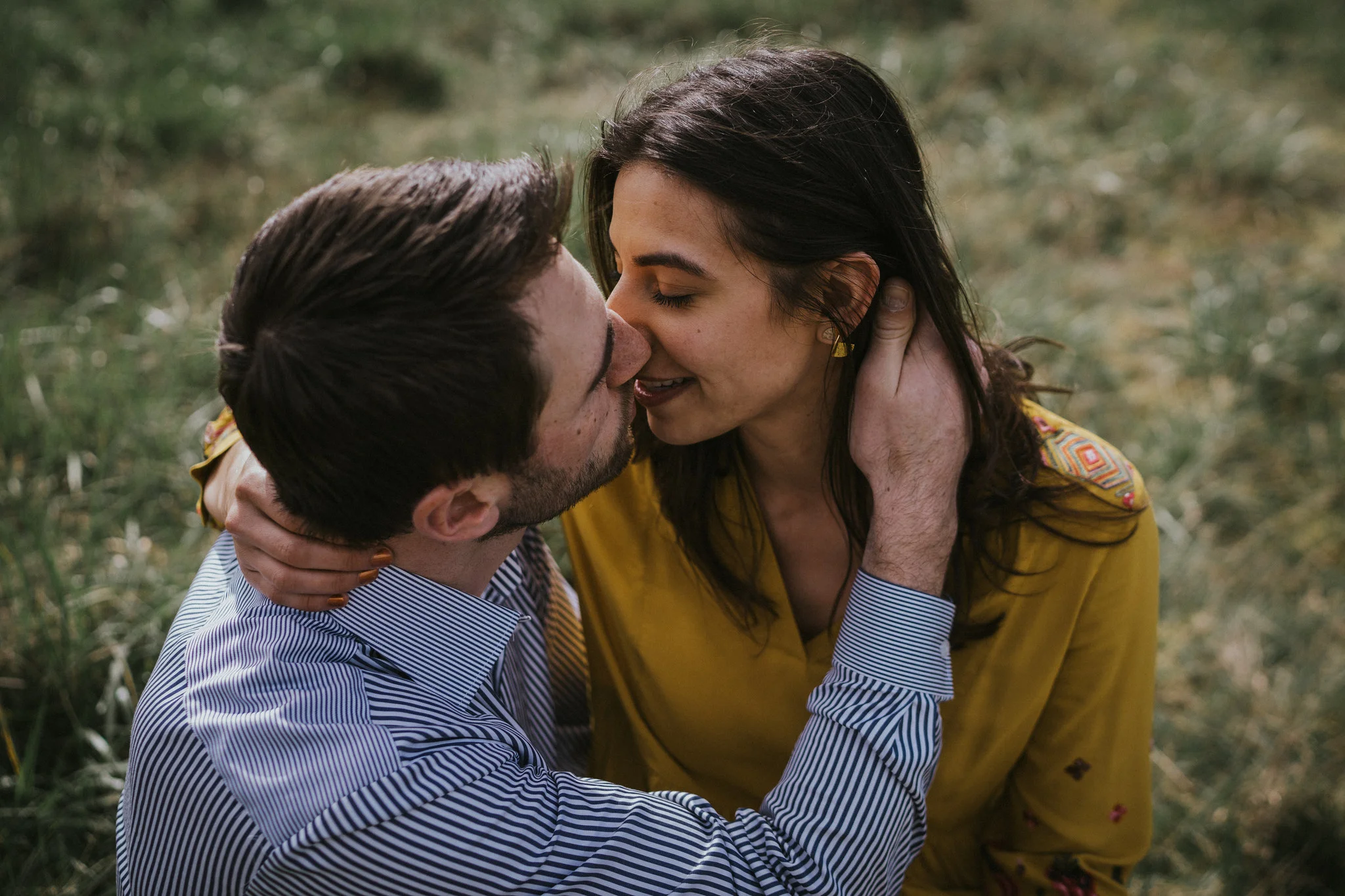 Laura + David: Intimate Discovery Park Engagement