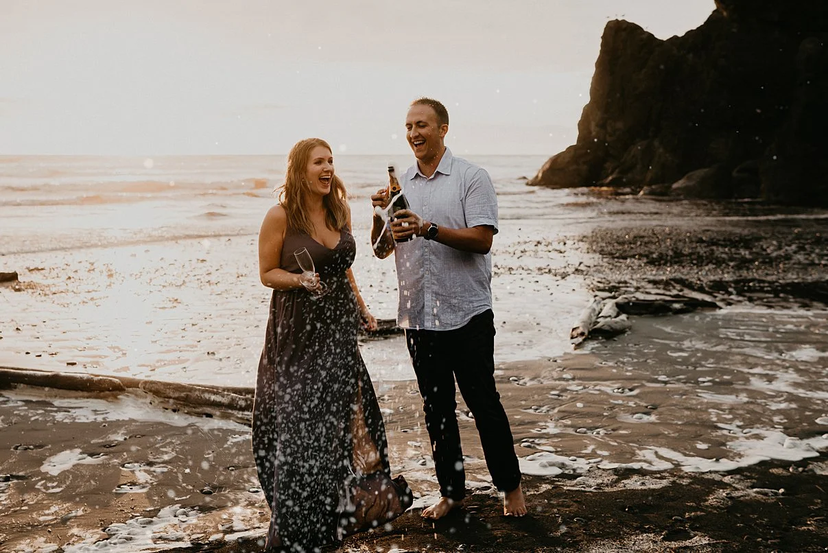 Ruby Beach Engagement Session: Sheila + Nick
