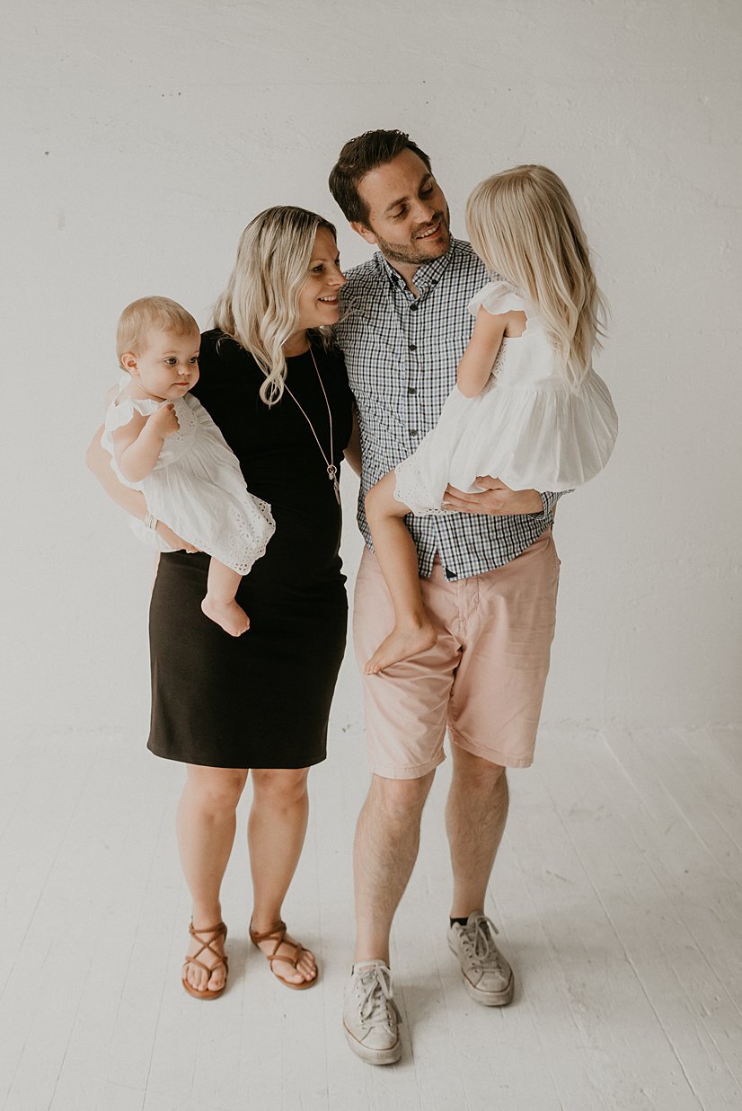 In-studio family session image