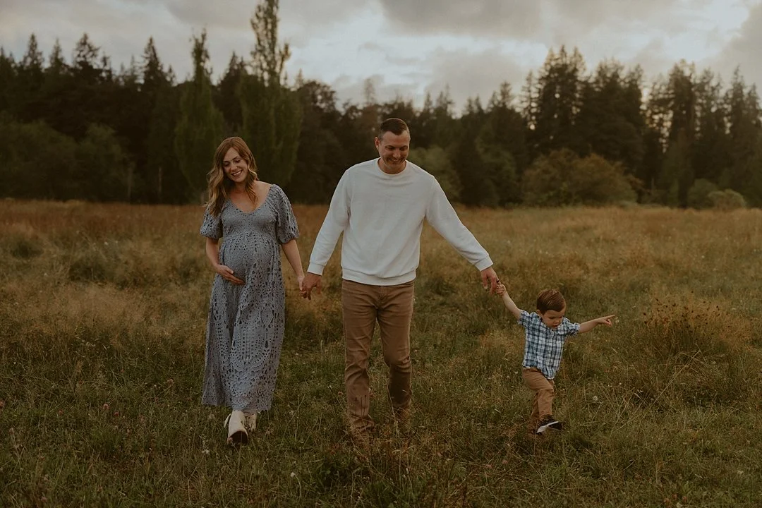 Family of Three Maternity Session