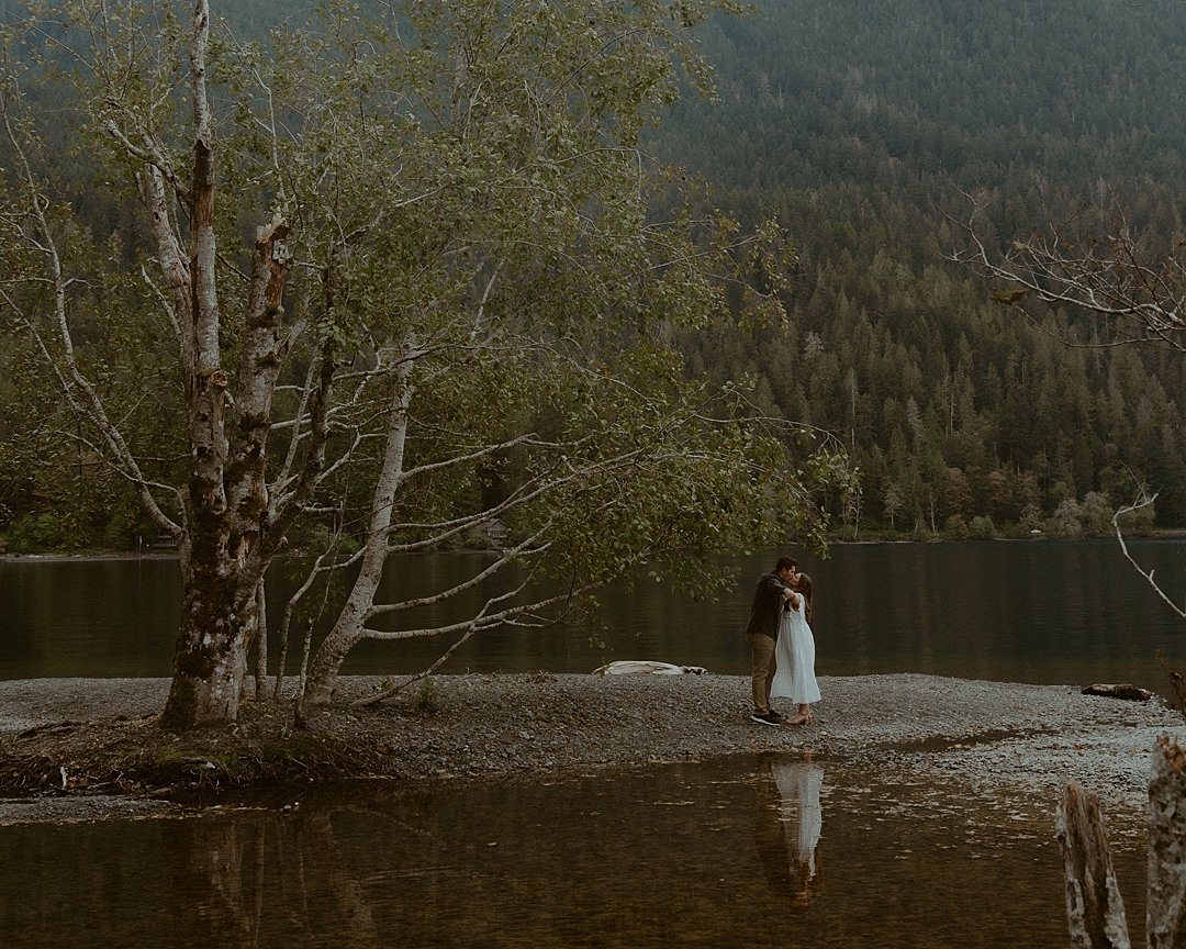 Port Angeles Engagement Session at Lake Crescent Lodge