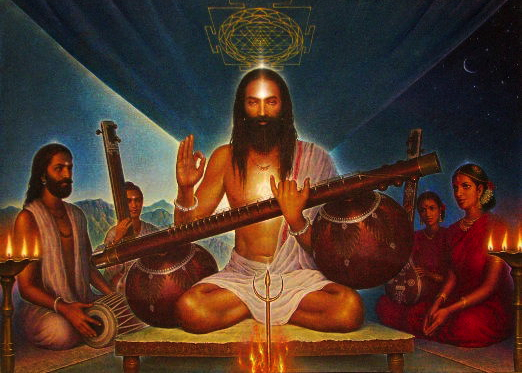  Imaginative depiction of Abhinava Gupta by an unknown artist.
