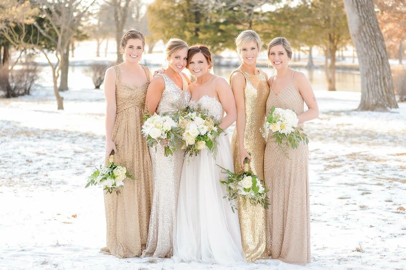 Winter white wedding