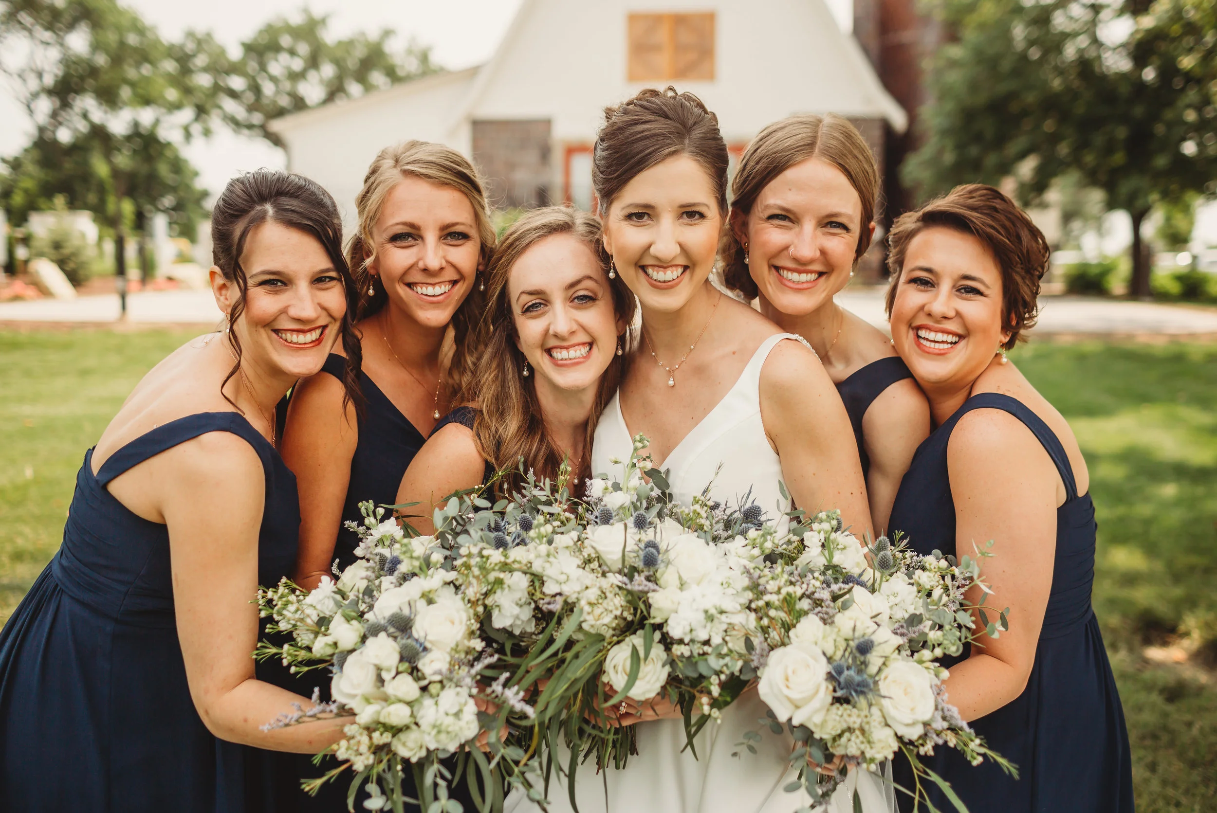 Navy and Ivory at the Brownstone Topeka