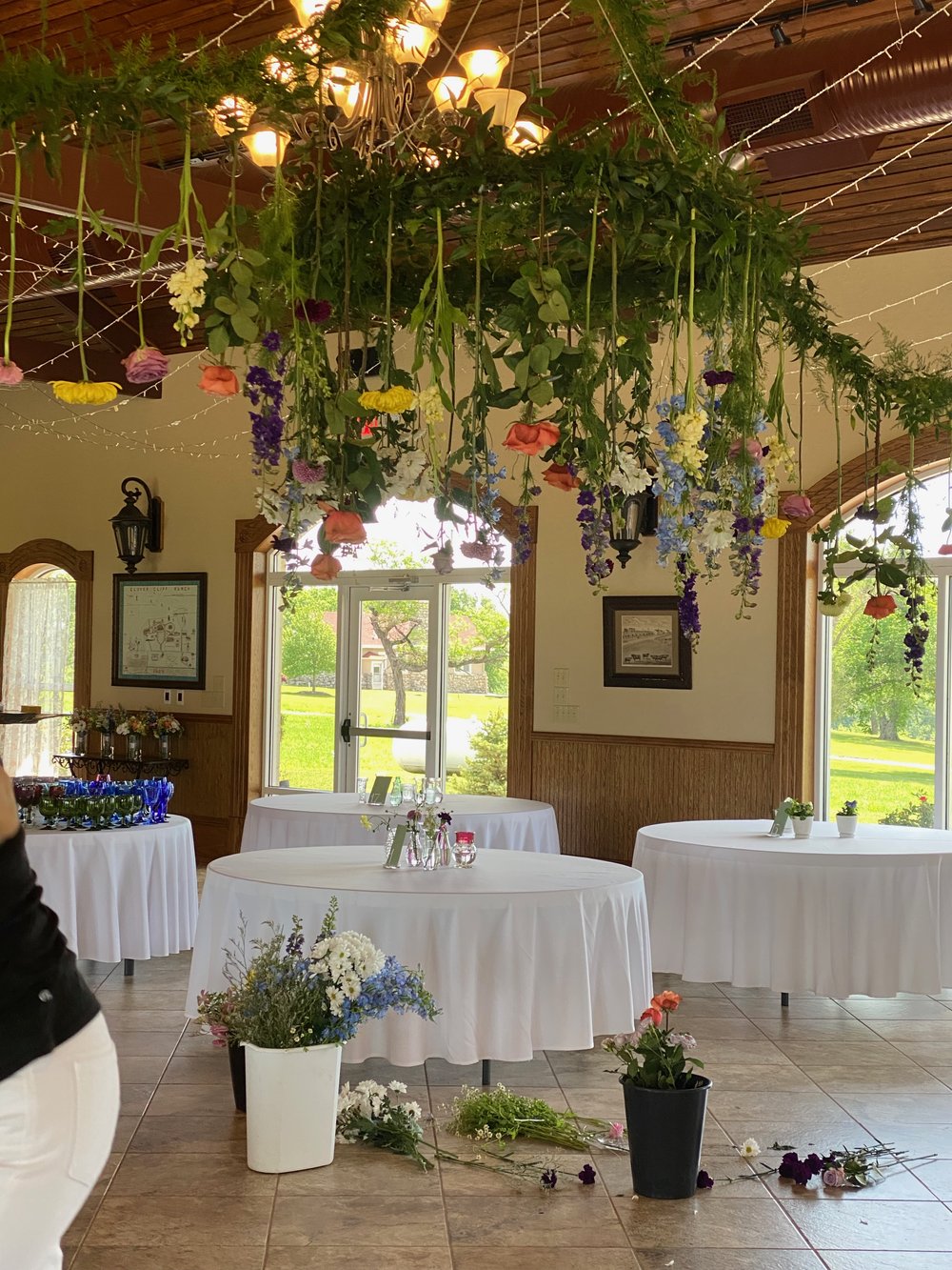 Buckets of Flowers