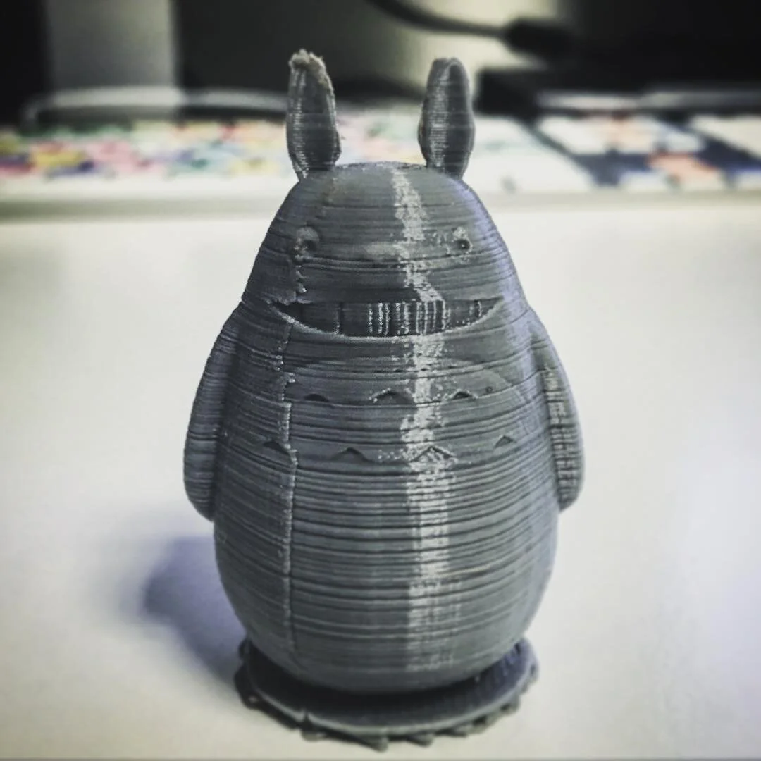 My first 3D print! #totoro
