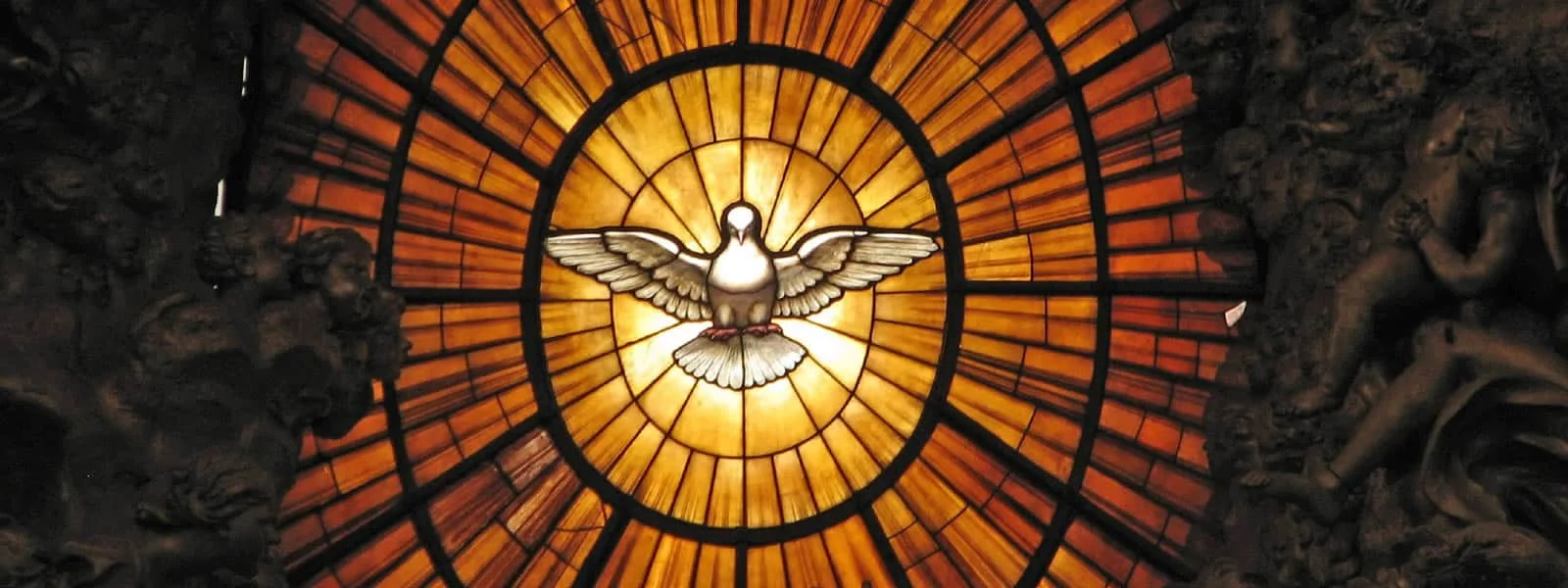 Bernini, Alabaster window from Cathedra Petri (1647-53), St. Peter's Basilica, Vatican