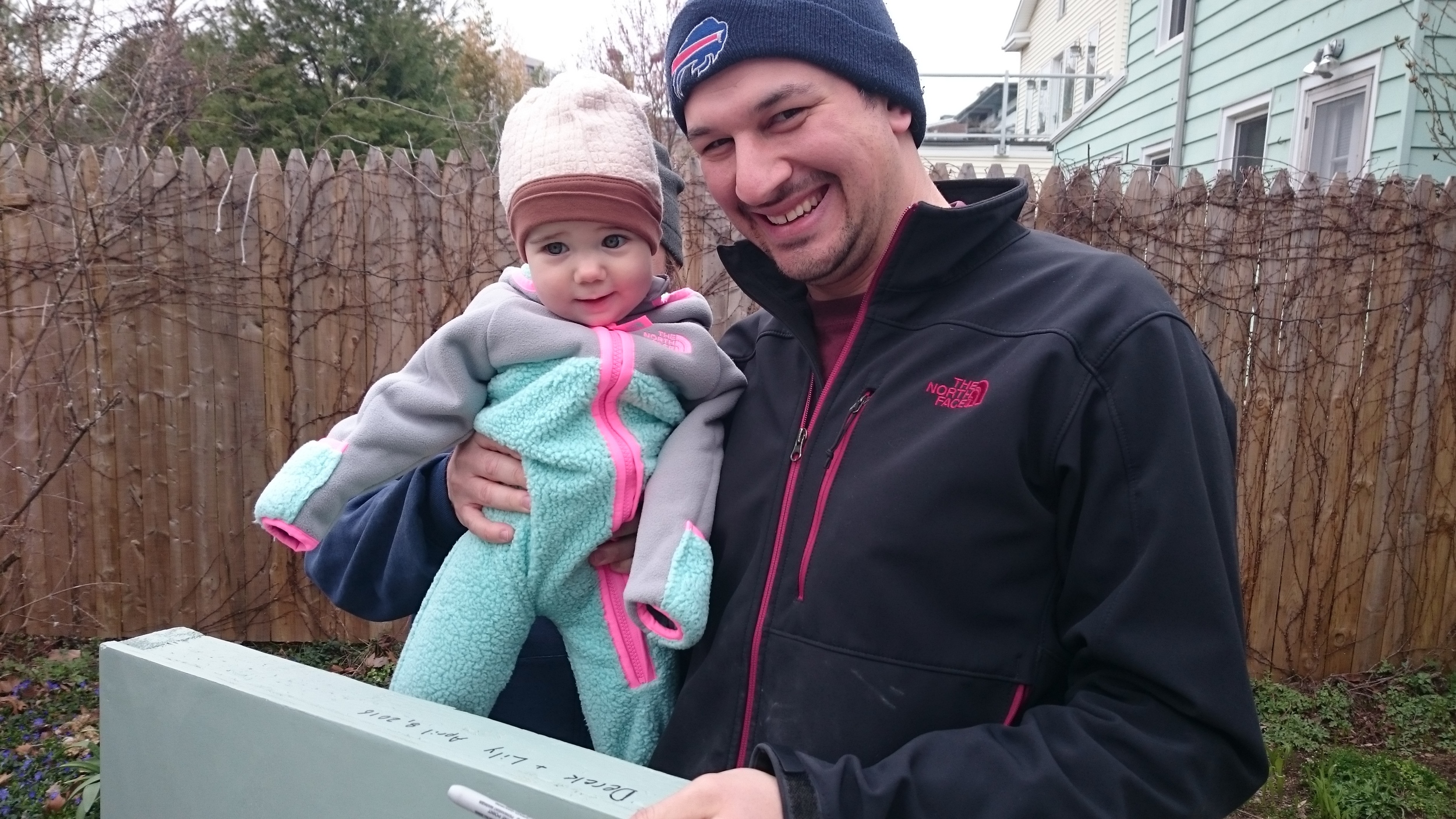 In other, more important news, Lily got to sign her first corn-hole board after a perfect game! Hard to imagine how good she will be at 10 years old...