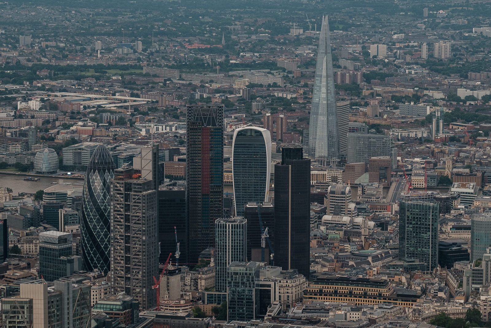 London City, London Bridge and The Shard. ISO640 50-140mm f5.6 1/250s