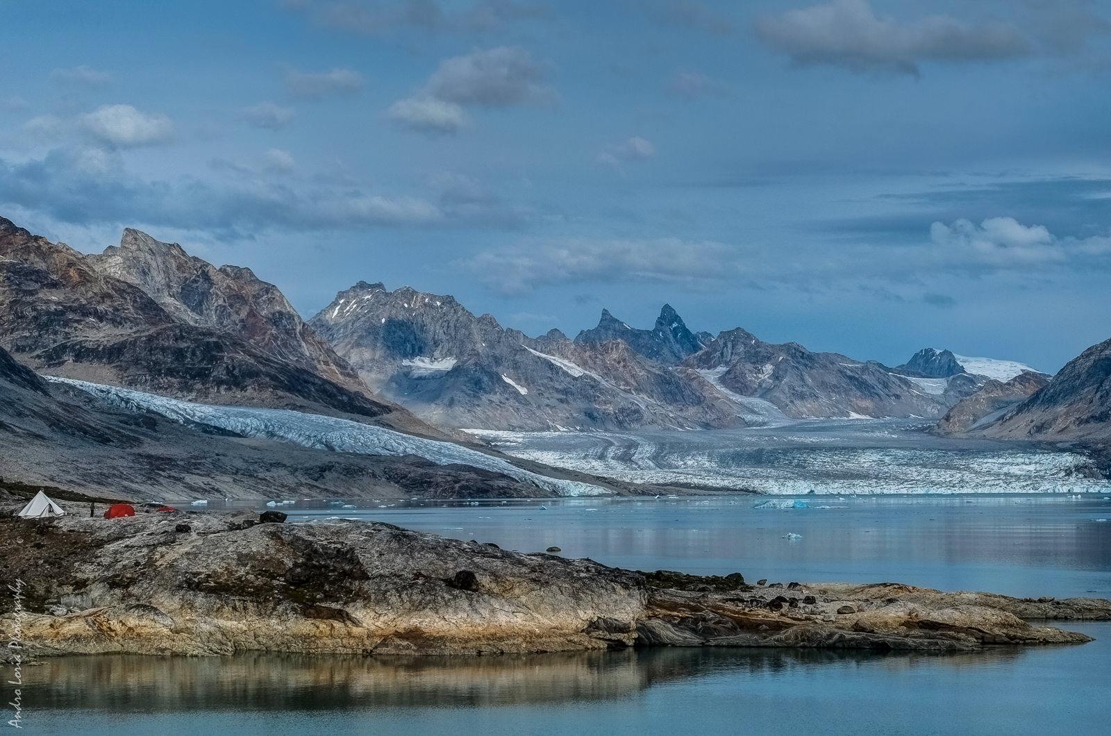 first camp, Karale fjord