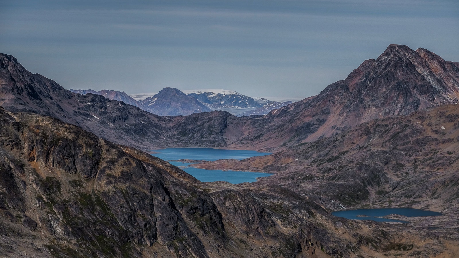 mountain lakes in Tasiilaq area