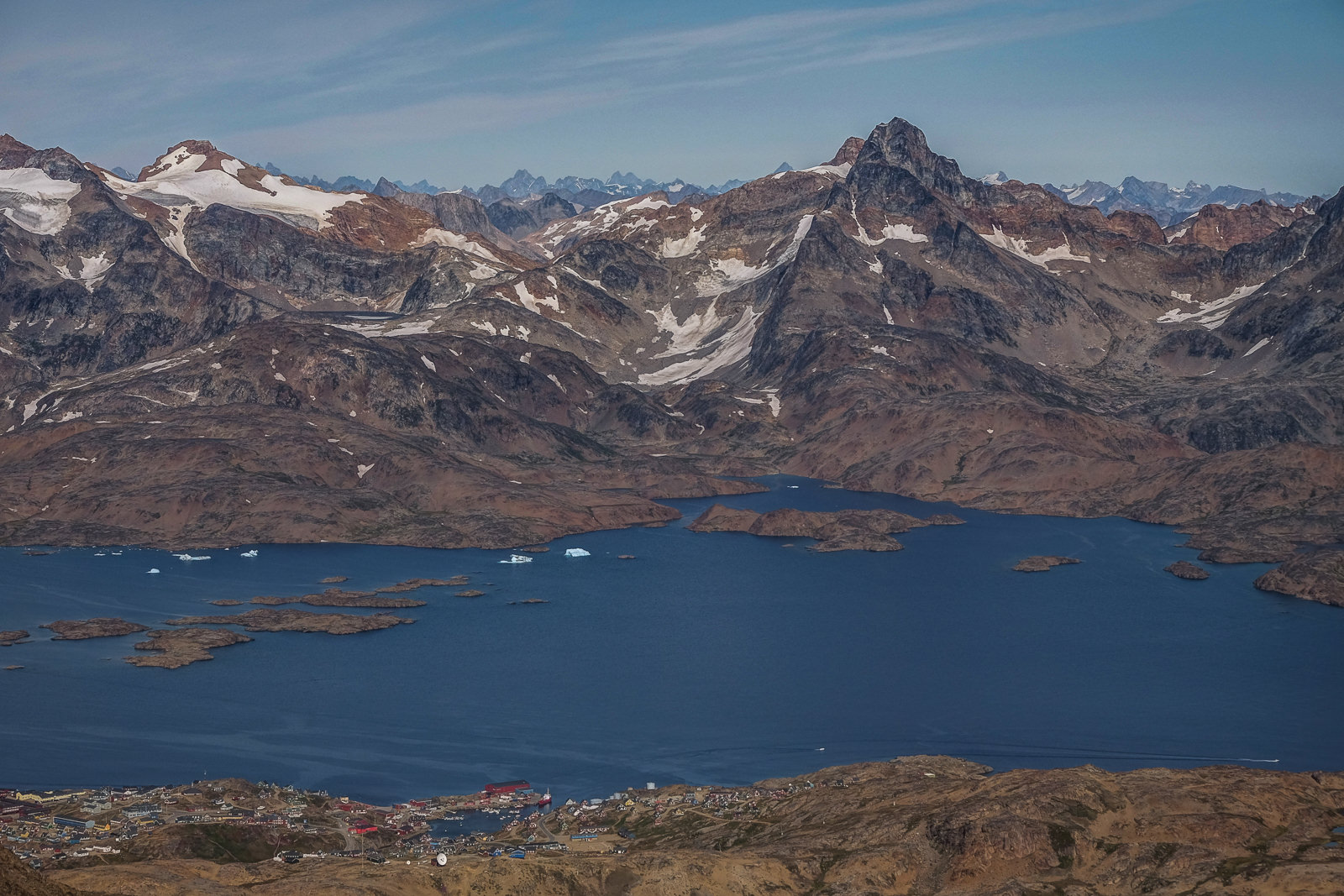 granite mountains near Tasiilaq