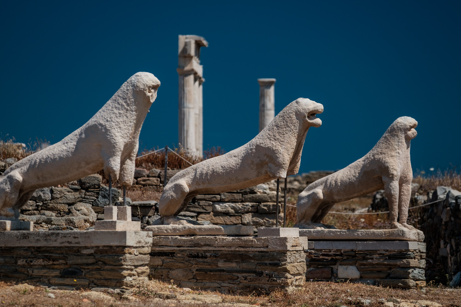 Delos, the terrace of the Lions