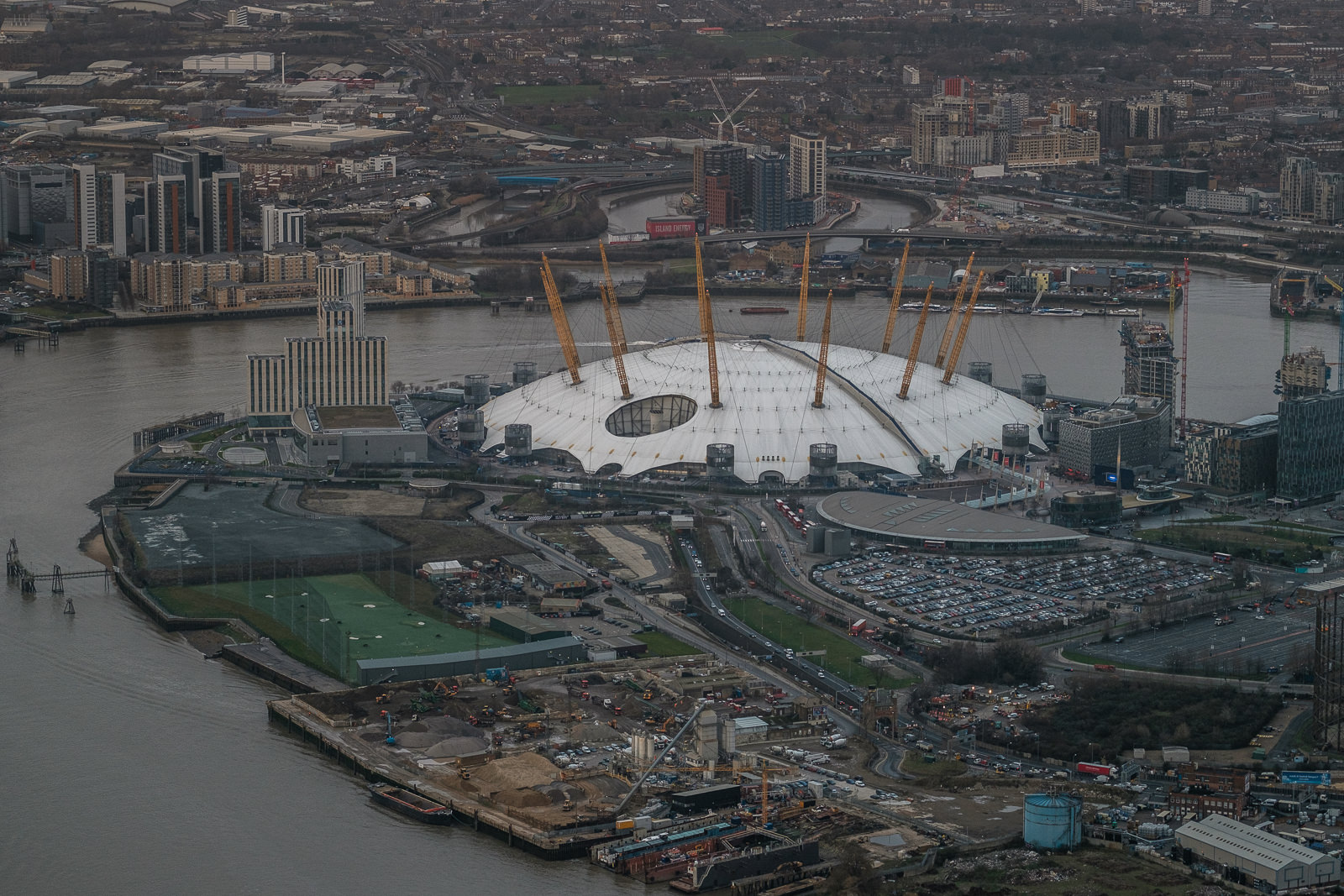 Millenium Dome (The O2 arena), North Greenwich; X-T2 ISO250 50-140mm f2.8 1/1000s