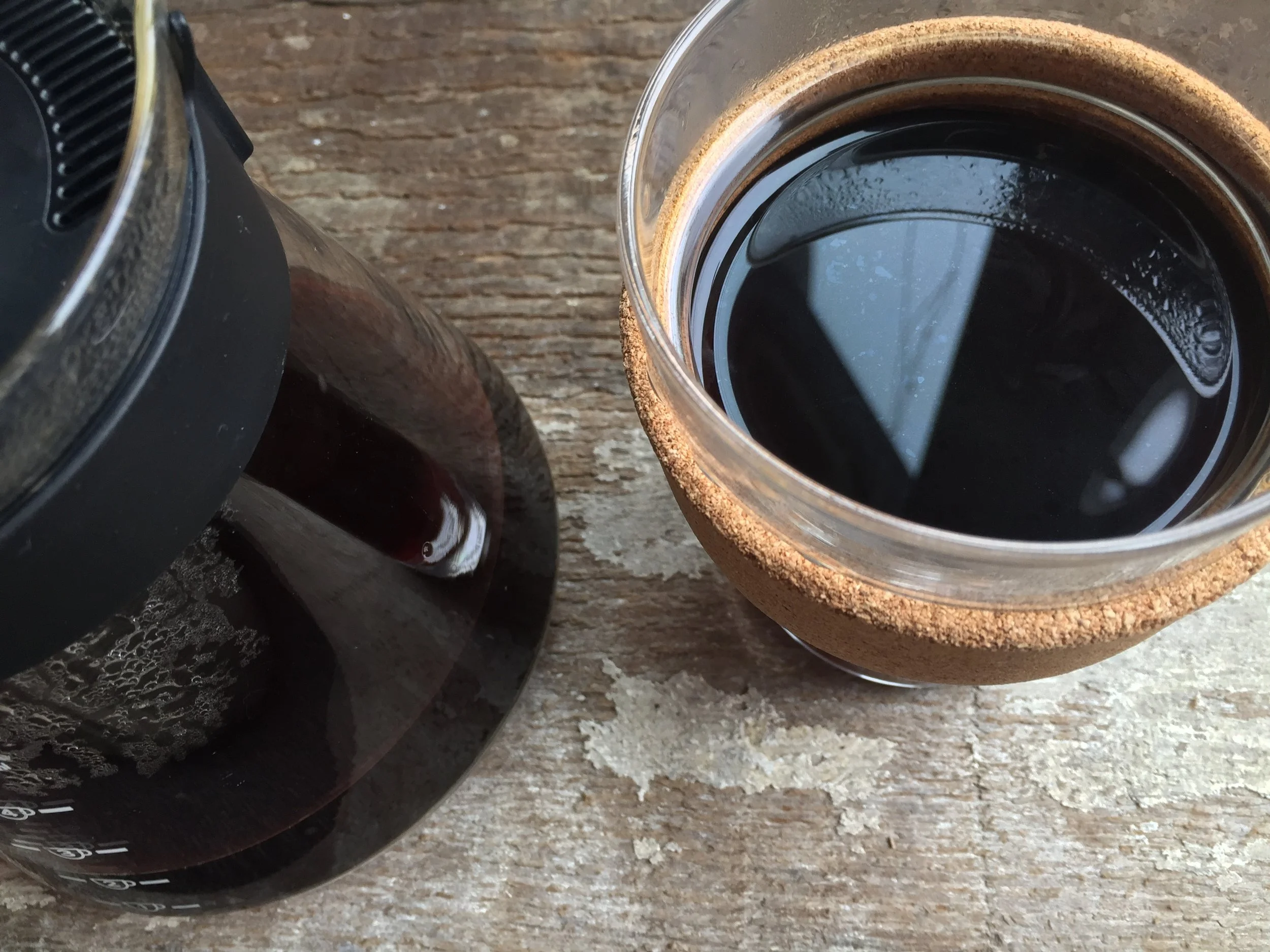 Drinking Coffee Black