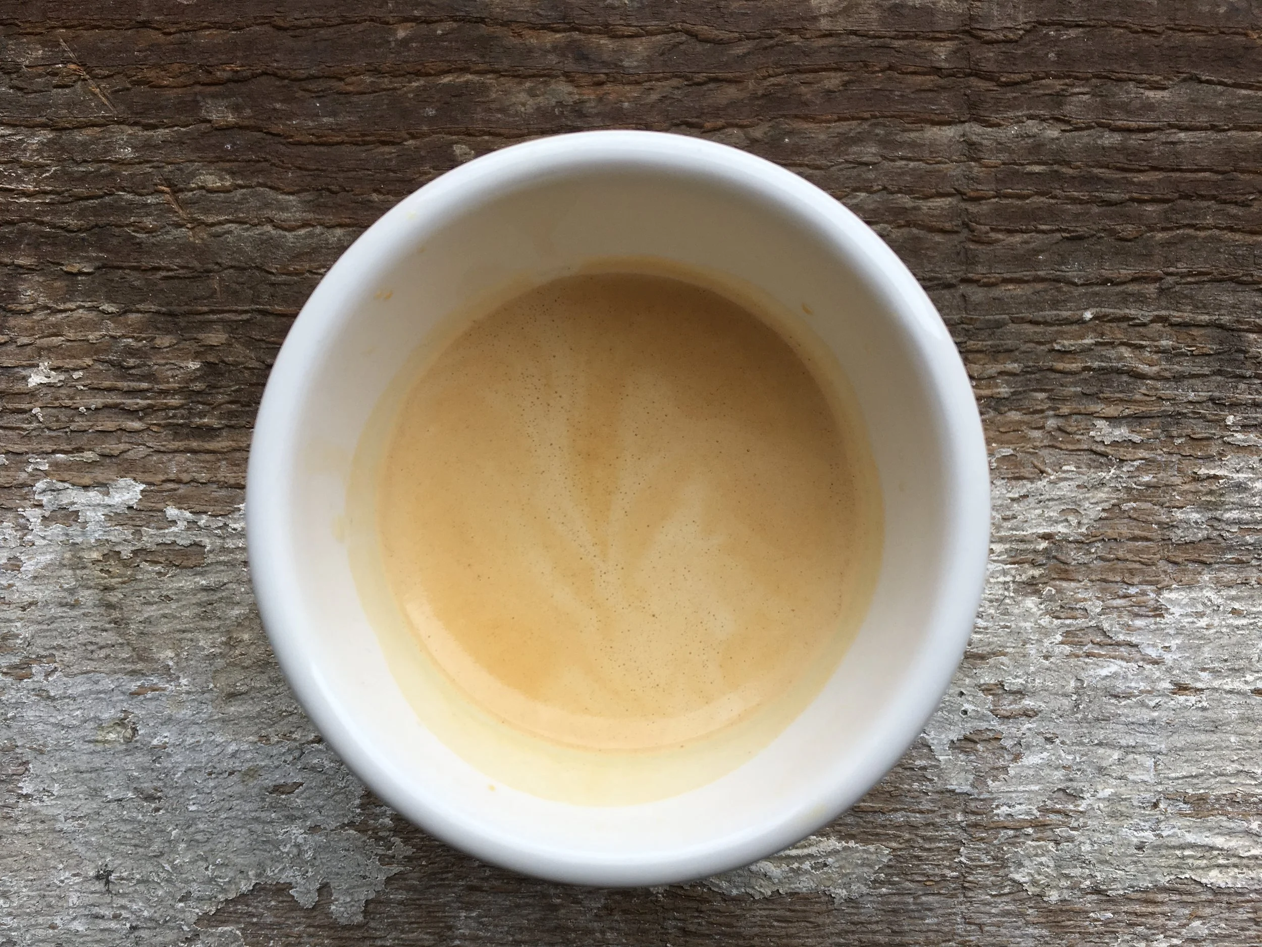 A beautiful shot with crema