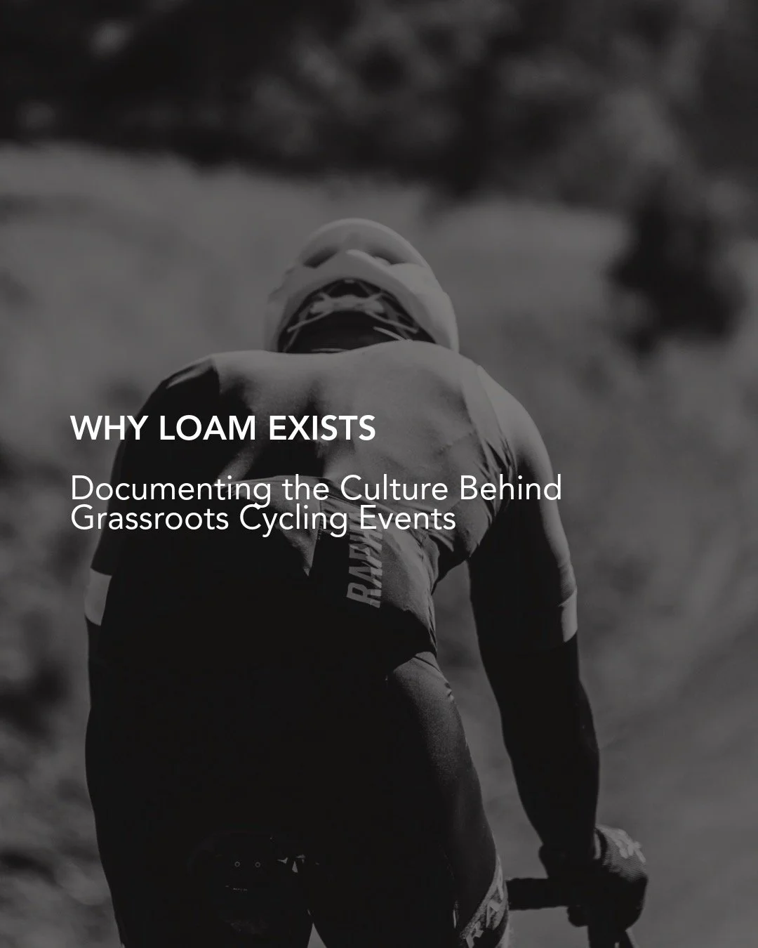 LOAM didn&rsquo;t begin as a media project.

It started with coffee. Over time, something unexpected happened.

The coffee became an excuse to pay closer attention to the world around me. The riders showing up before sunrise. The volunteers marking c