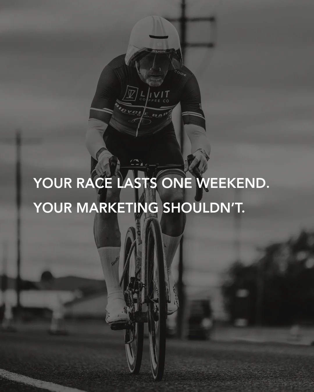 Too many race organizers think of race-day media as something to check off the list.

Hire a photographer.
Get a few race and finish-line photos.
Post a thank you.
Move on.

But that&rsquo;s only scratching the surface.

Race day is your biggest oppo