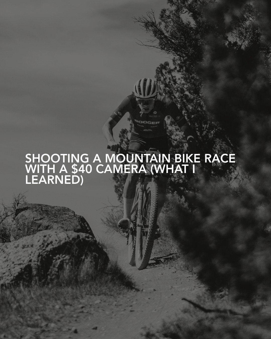 I was shooting a mountain bike race. Normally, I rely on my Canon R6 Mk II. It&rsquo;s fast, accurate, and built for exactly this kind of work.

But I brought along one of my Canon 30D bodies.

A $40 camera.

My challenge was simple:

Could I capture
