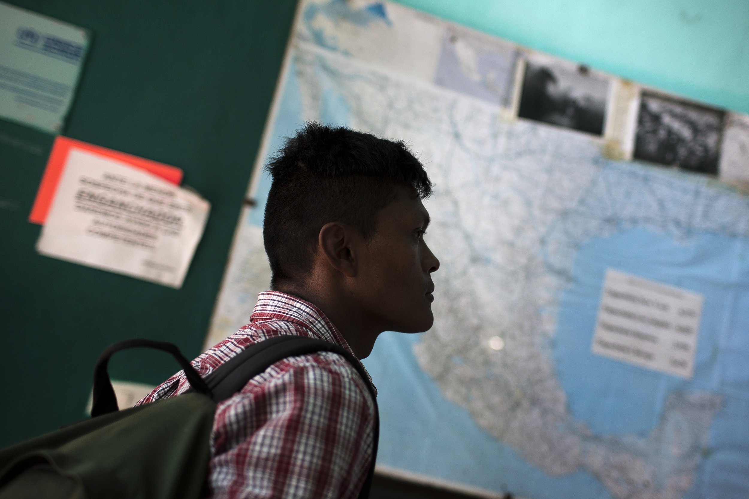  Geremias Gomez Guerrero, 28, from El Salvador and attempting to reach Los Angeles, California, in the Casa del Migrante Scalabrini migrant shelter in Tapachula, Mexico. Photo by Martin do Nascimento 